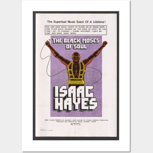 Isaac Hayes, Vintage Soul tour poster Posters and Art